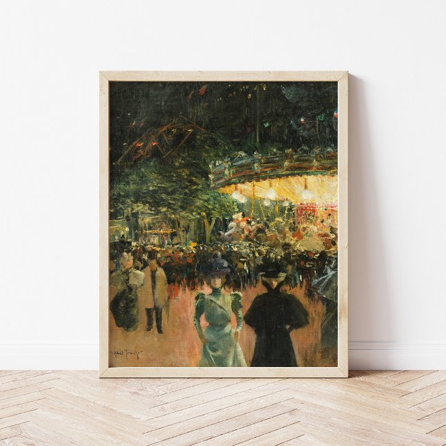 Poster Fairground, Place Pigalle | Louis Abel-Truchet (Créateur téléchargé)