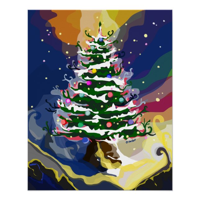 Poster Fairy Christmas Tree (Devant)