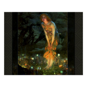 Poster Fairy Circle Fairies Midsummer Eve