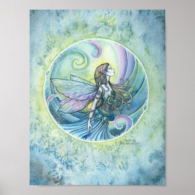 Poster Fairy de l'élément d'eau Imprimer par Molly (Devant)