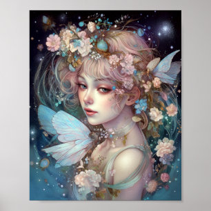 Poster Fairy Girl'Imaginaire Art
