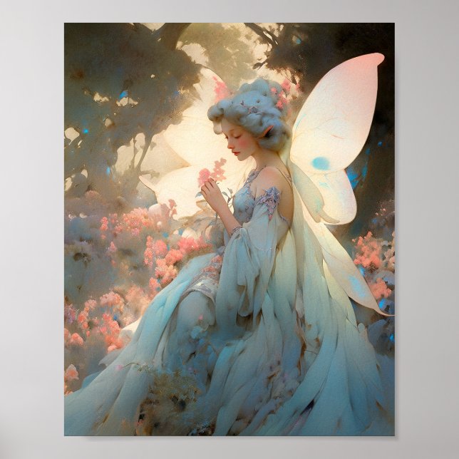 Poster Fairy Girl'Imaginaire Art (Devant)