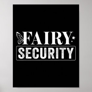 Poster Fairy Security Anniversaire Halloween