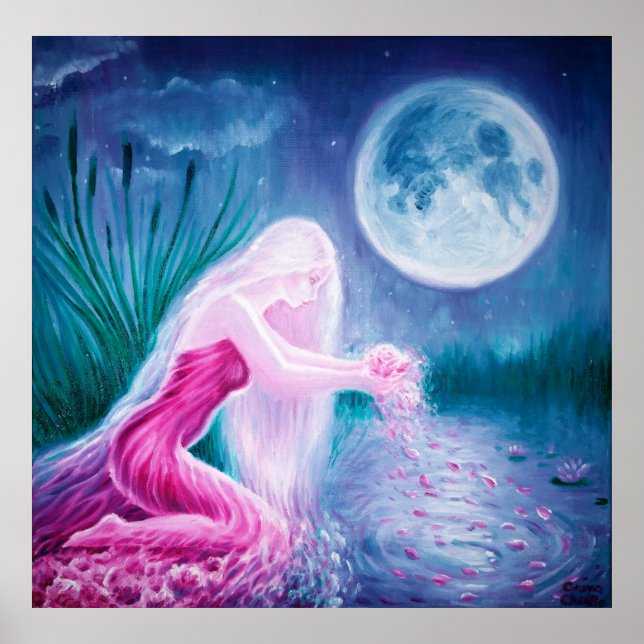 Poster Fairytale lady (Devant)