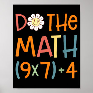 Poster Fais Le Calcul 67 Mème Drôle Six Sept Prof De Math