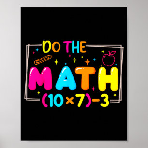 Poster Fais Le Calcul 67 Prof Meme Drôle 