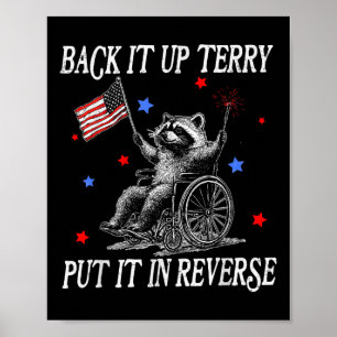 Poster Fais marche arrière Terry Mets-le en marche arrièr