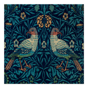 Poster Faisans William Morris