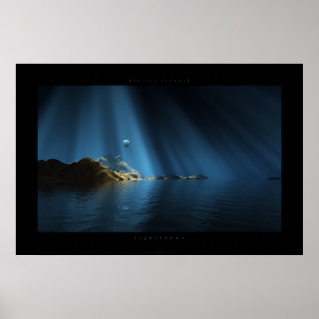 Poster faisceau lumineux (Devant)