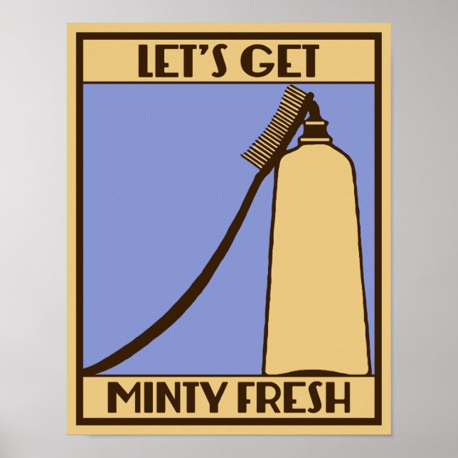 Poster Faisons de la publicité rétro fraîche (Devant)