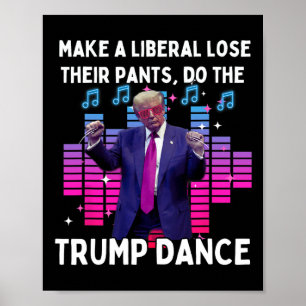 Poster Faisons La Danse Trump - Pro Trump Family Present
