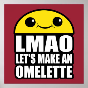 Poster Faisons une omelette