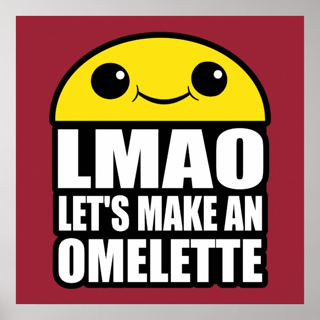 Poster Faisons une omelette (Devant)