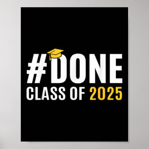 Poster Fait Cl De 2025 Cadeaux De Diplôme Supérieur Diplô