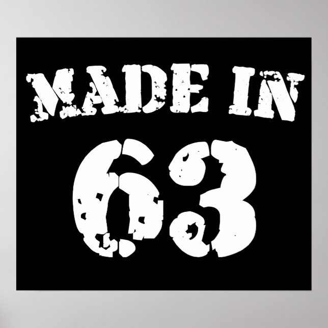 Poster Fait En 1963 (Devant)