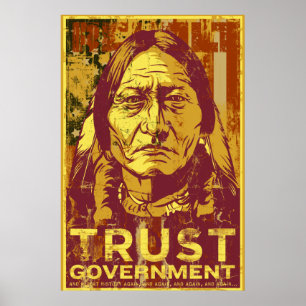 Poster Faites confiance à l'affiche de gouvernement