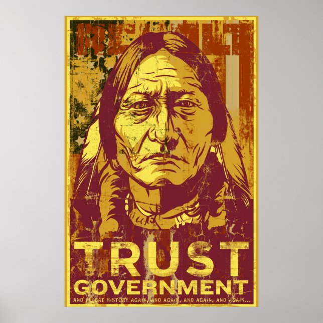 Poster Faites confiance à l'affiche du gouvernement (Devant)