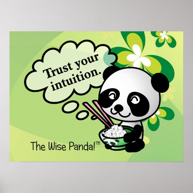 Poster Faites confiance à votre intuition (Devant)