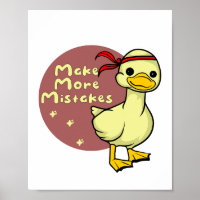 Faites d'autres erreurs Kawaii drôle bébé canard
