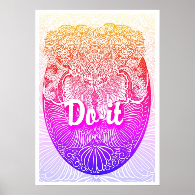 Poster Faites-le - Devis positifs (Devant)