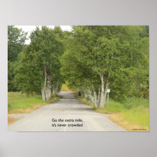 Poster Faites le kilomètre supplémentaire