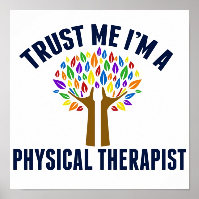 Poster Faites-moi confiance Je suis physiothérapeute (Devant)
