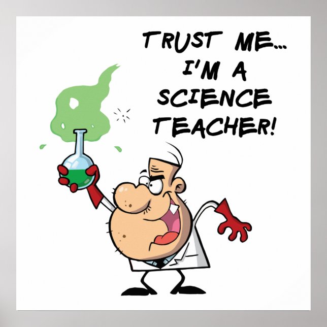 Poster Faites-moi confiance... Je suis professeur de scie (Devant)