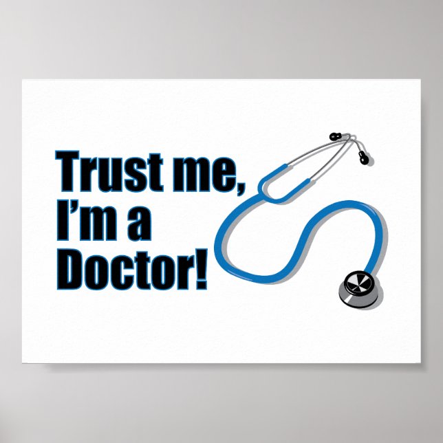 Poster Faites-moi confiance m'Est Docteur (Devant)