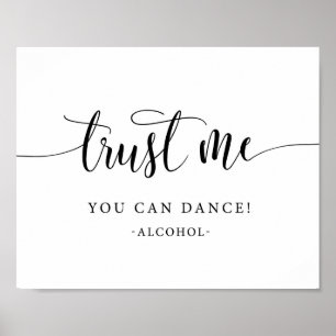 Poster Faites-moi confiance Vous Pouvez Danser Mariage Al