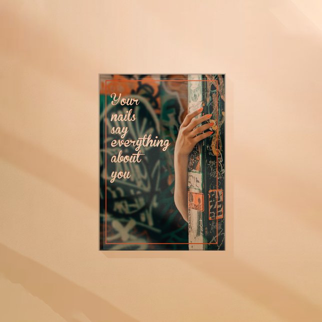 Poster Faites que vos ongles reflètent votre personnalité (Créateur téléchargé)