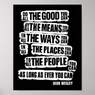 Poster Faites Tout Le Bien Possible, Motivationnel Et Ins