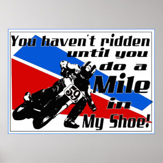 Poster Faites un Mile dans ma chaussure....