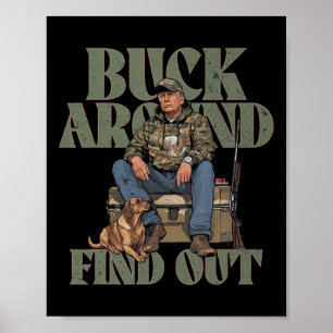 Poster Faites Un Tour Et Découvrez Trump Camo Hunting