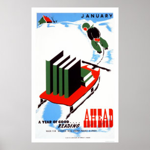 Poster Faites votre lecture Snow 1938 WPA