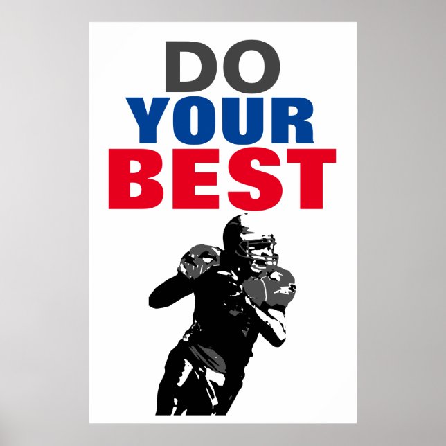 Poster Faites votre meilleur exemple de football (Devant)