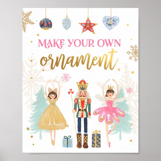 Poster Faites votre propre Casse-Noisette Ornament Baller (Devant)