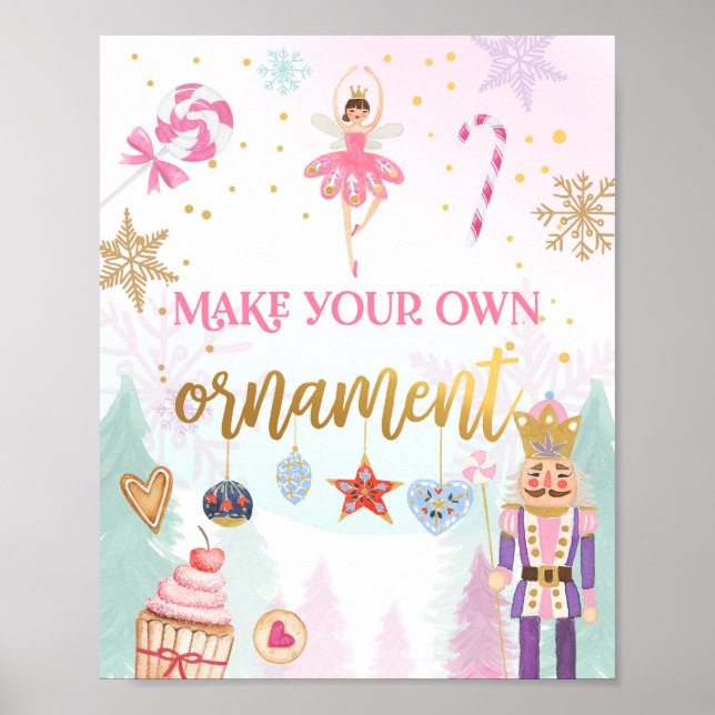 Poster Faites votre propre Casse-Noisette Ornament Baller (Devant)