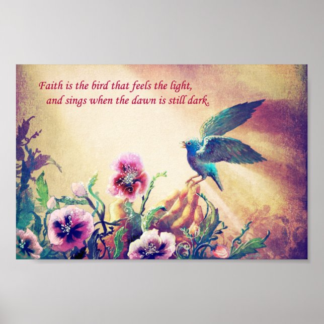 Poster Faith Bird (Devant)