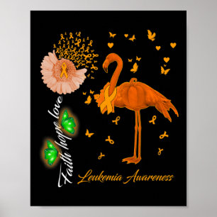 Poster Faith Hope Love Leukemia Sensibilisation