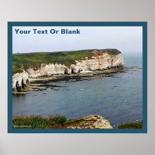 Poster Falaises de calque de la tête de Flamborough