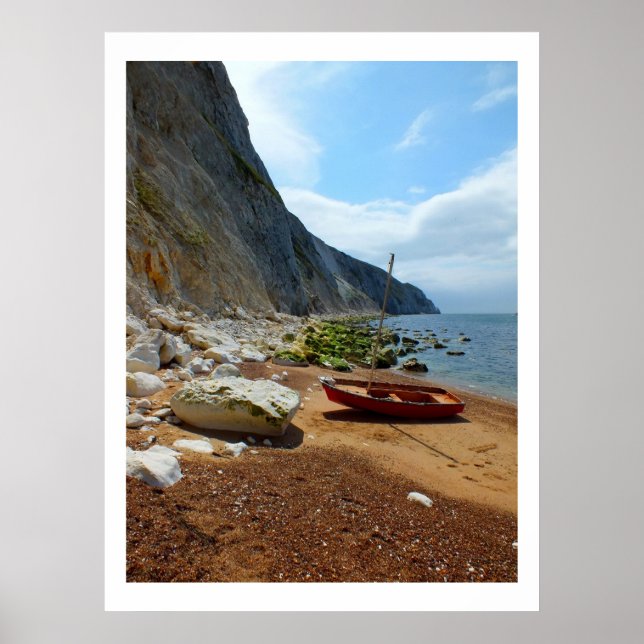 Poster Falaises de chalets de la baie d'Alum (Devant)