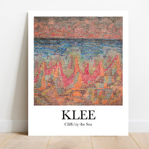 Poster Falaises de la mer par Paul Klee