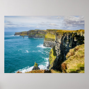 Poster Falaises de Moher, Irlande