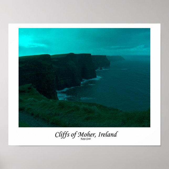 Poster Falaises de Moher, Irlande (Devant)