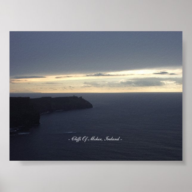 Poster Falaises de Moher, Irlande (Devant)