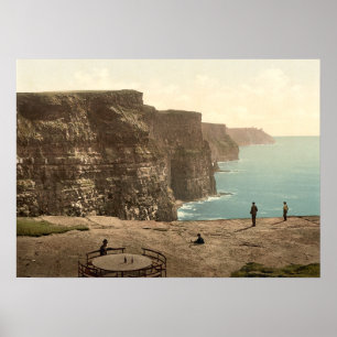 Poster Falaises de Moher sur la côte atlantique Irlande P
