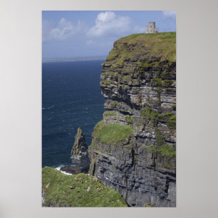 Poster Falaises pittoresques de Moher et tour O'Brien