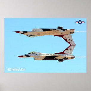 POSTER FALCON DE COMBAT F-16C
