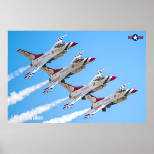 POSTER FALCON DE COMBAT F-16C