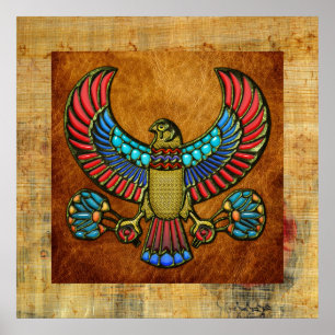 Poster Falcon égyptien